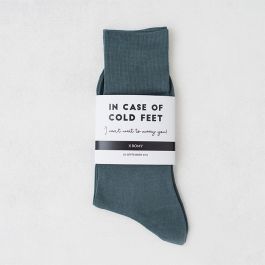 sokkenwikkelbruidegomweddingdeconl - Sokkenwikkel In case of cold feet modern (2st)
