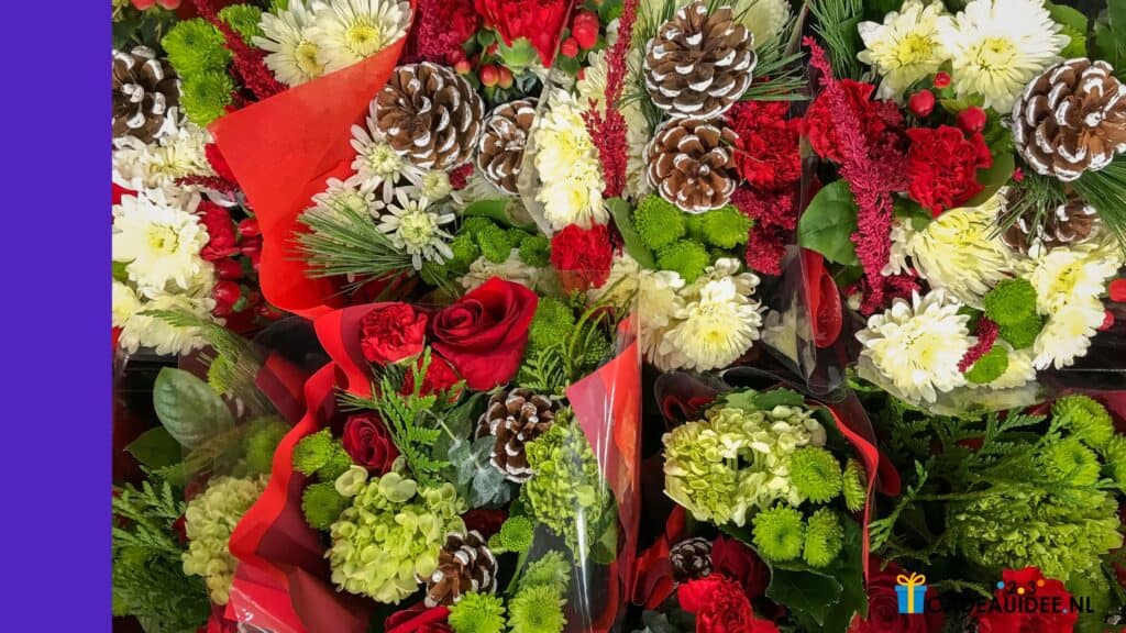 Bloemen als kerstcadeau